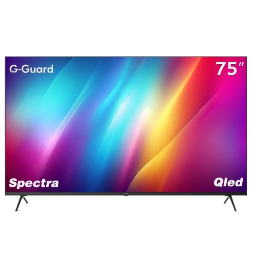 شاشة جي جارد 75 بوصة كيو ال اي دي ذكية SPECTRA بدقة 4K الترا اتش دي جوجل تي في دولبي اتموس شاشة جي جارد 75 بوصة كيو ال اي دي ذكية SPECTRA بدقة 4K الترا اتش دي جوجل تي في دولبي اتموس